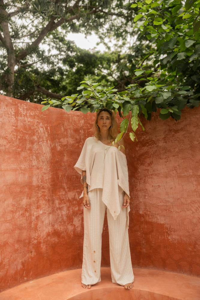 GARNEDIA BLUSA BEIGE