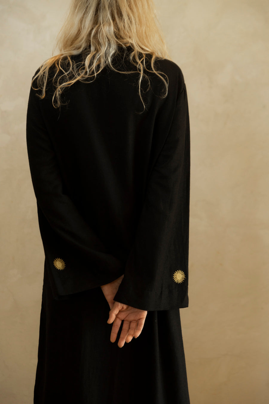 ZINGIBER KIMONO JAPONES NEGRO
