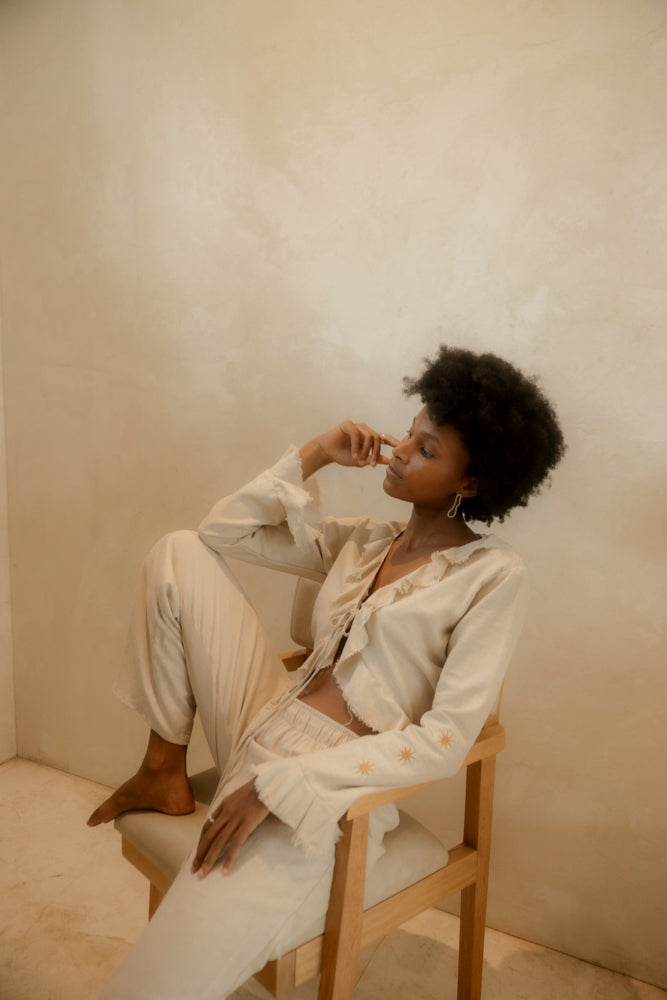 JUNGLANS TOP BEIGE