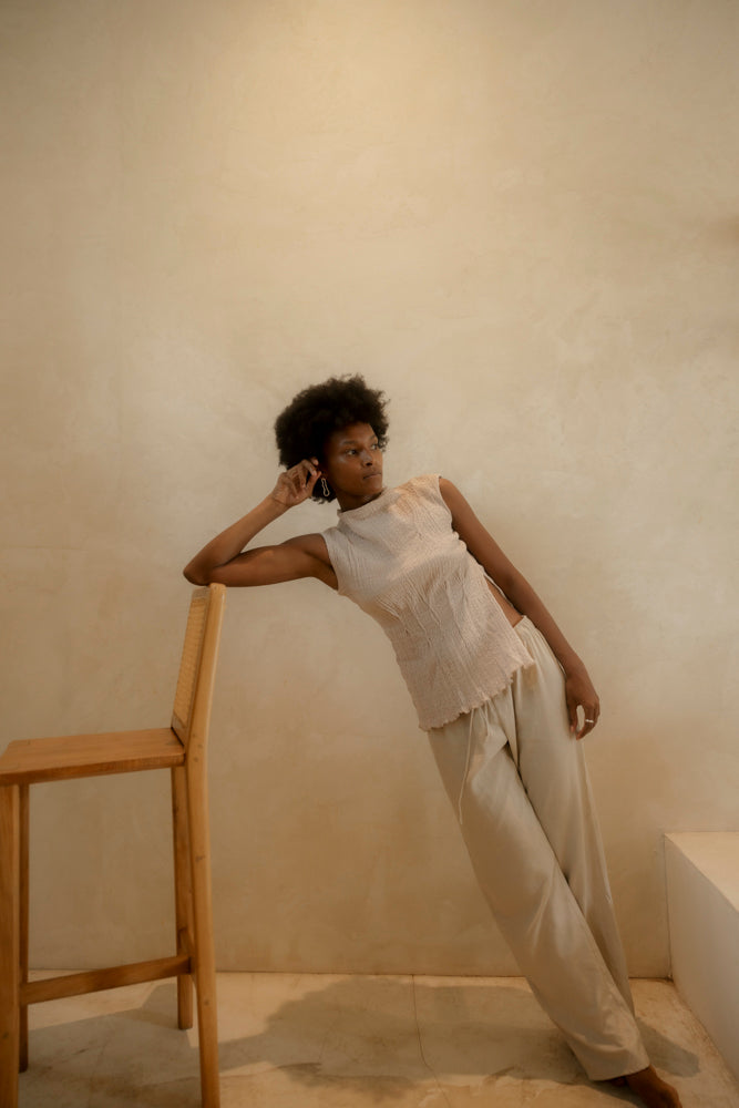 ACHILLEA BLUSA BEIGE