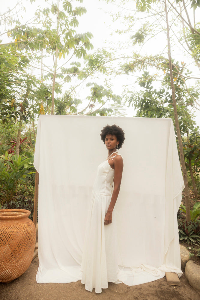 ZEAMYS VESTIDO BLANCO