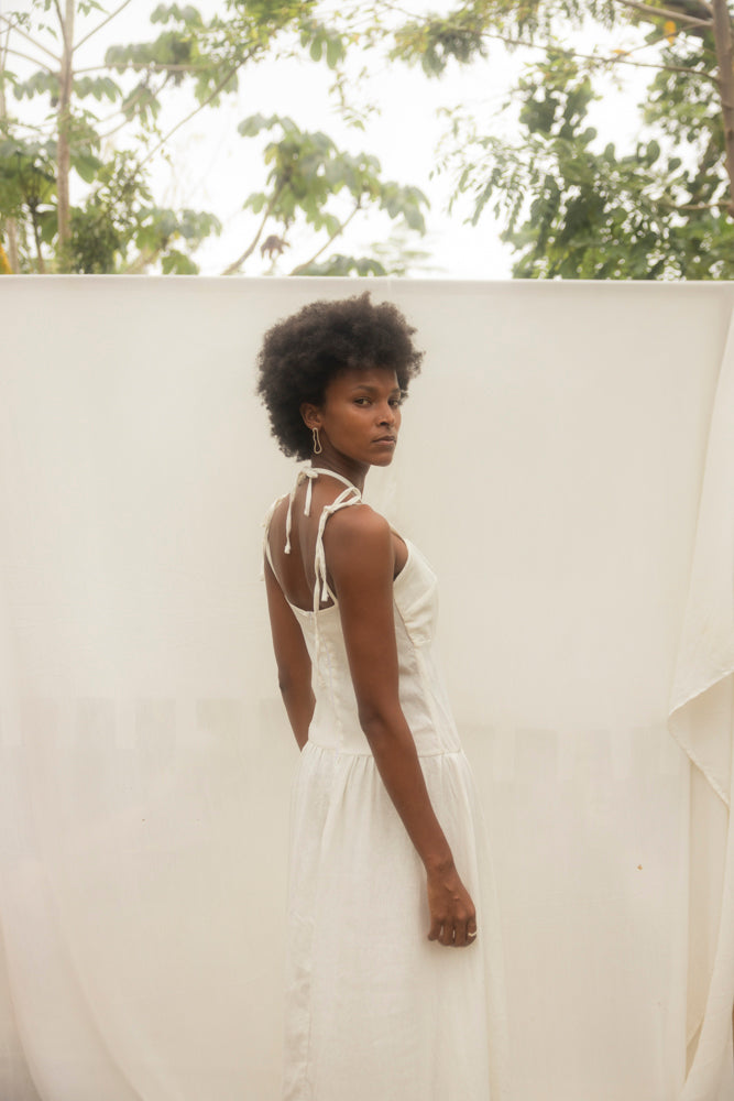 ZEAMYS VESTIDO BLANCO