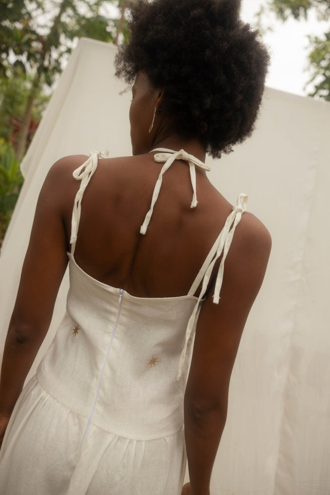 ZEAMYS VESTIDO BLANCO