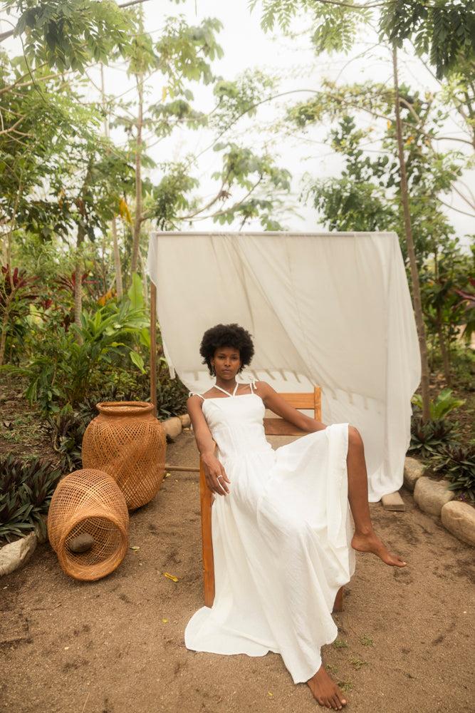 ZEAMYS VESTIDO BLANCO