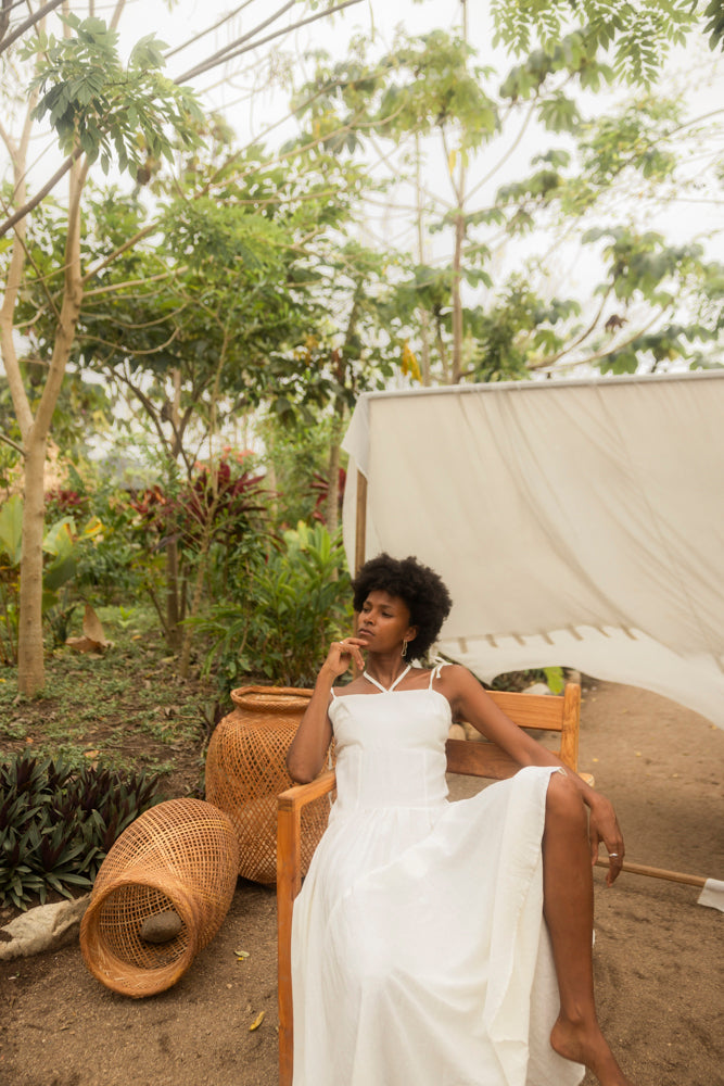 ZEAMYS VESTIDO BLANCO