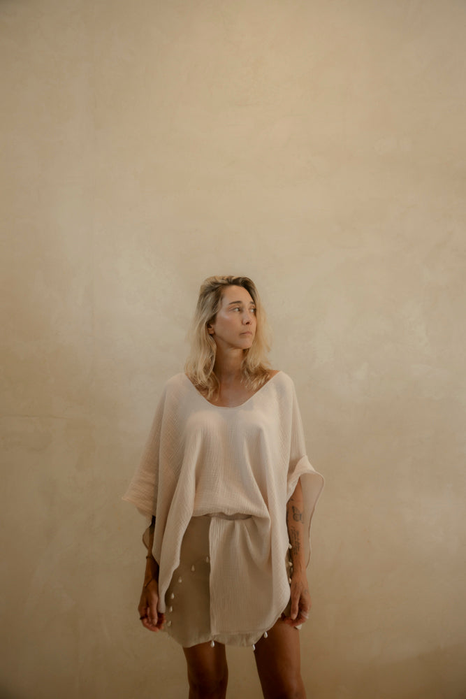 GARNEDIA BLUSA BEIGE