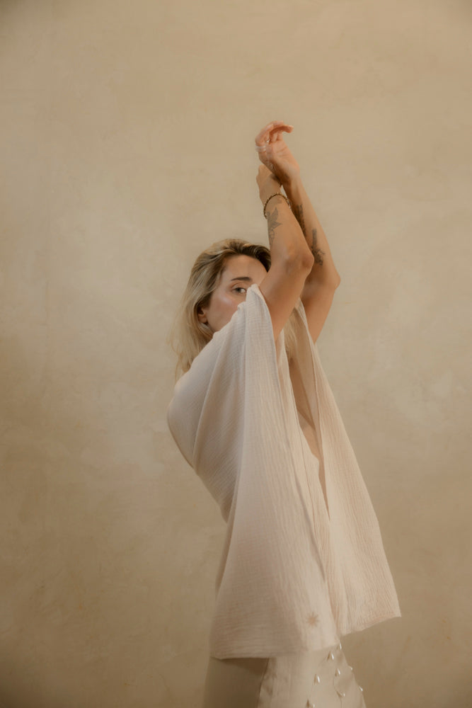 GARNEDIA BLUSA BEIGE