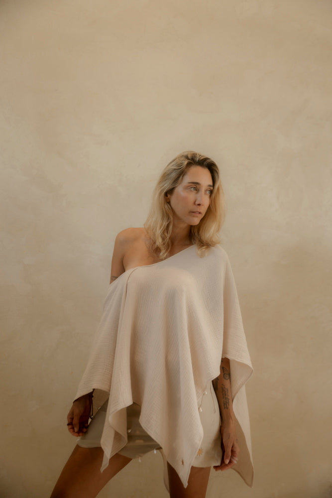 GARNEDIA BLUSA BEIGE