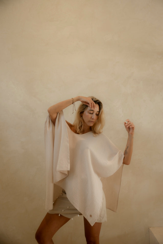 GARNEDIA BLUSA BEIGE