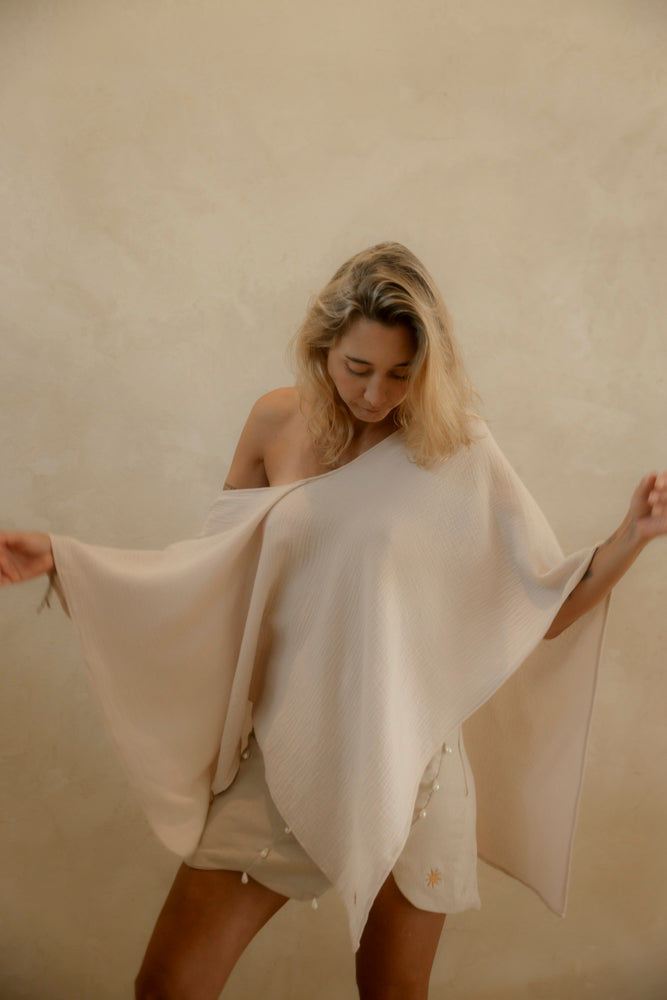 GARNEDIA BLUSA BEIGE
