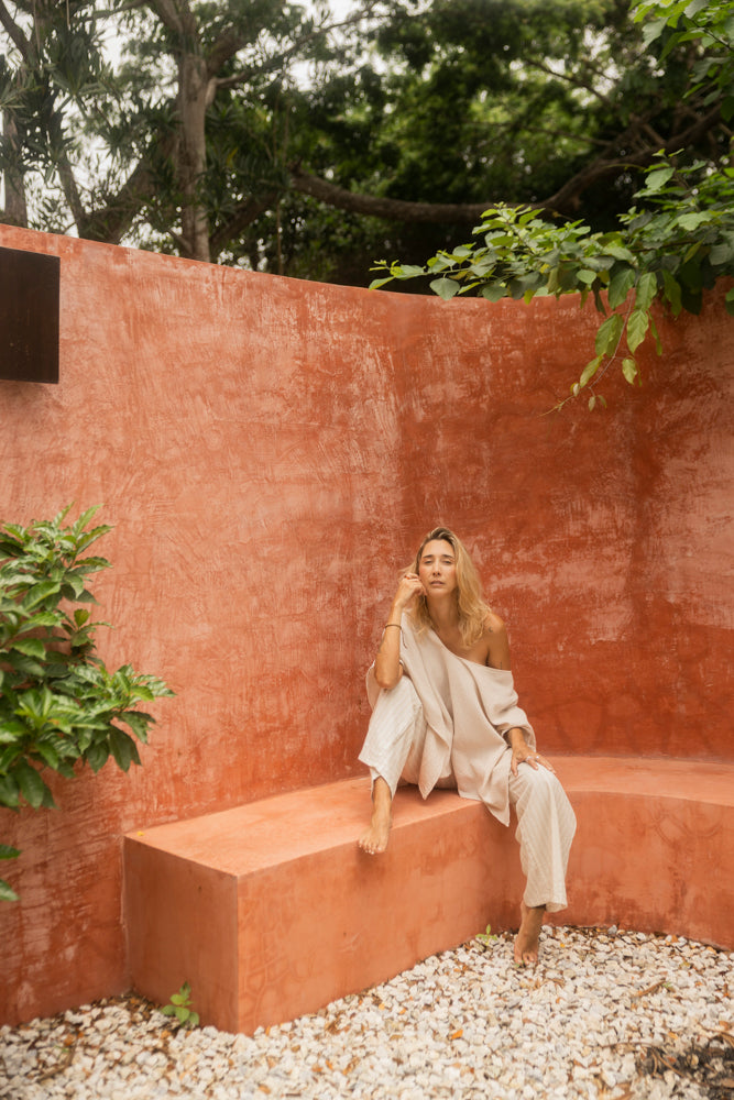 GARNEDIA BLUSA BEIGE