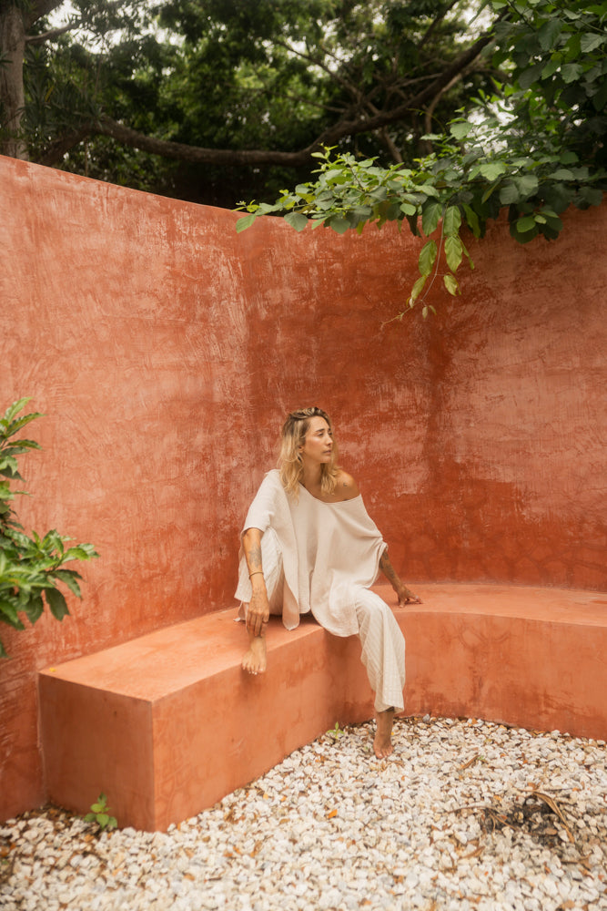 GARNEDIA BLUSA BEIGE