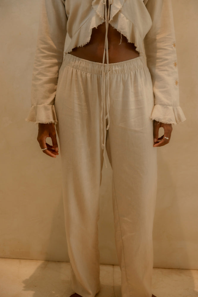 JUNGLANS PANTALON BEIGE