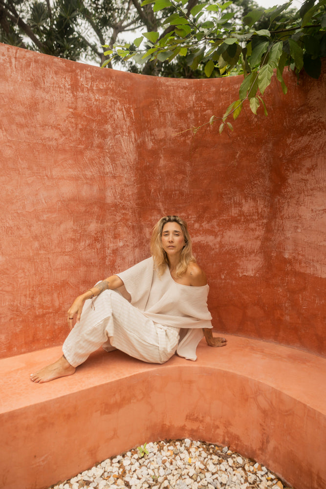 GARNEDIA BLUSA BEIGE
