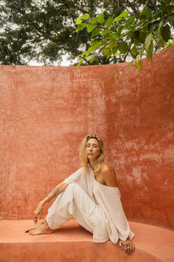 GARNEDIA BLUSA BEIGE