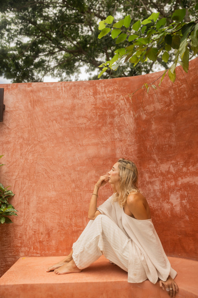 GARNEDIA BLUSA BEIGE