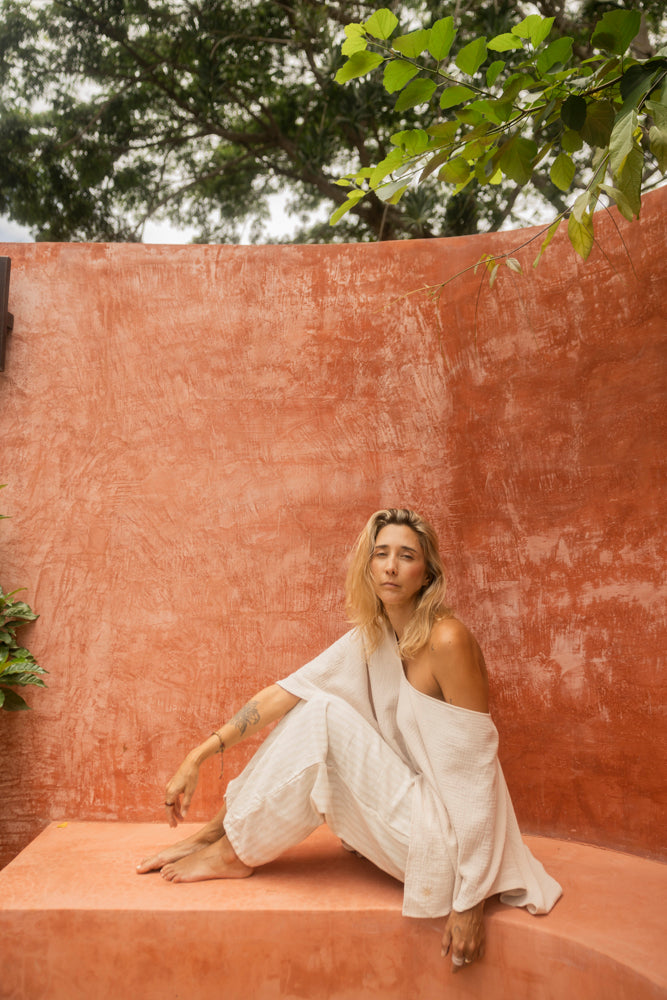 GARNEDIA BLUSA BEIGE