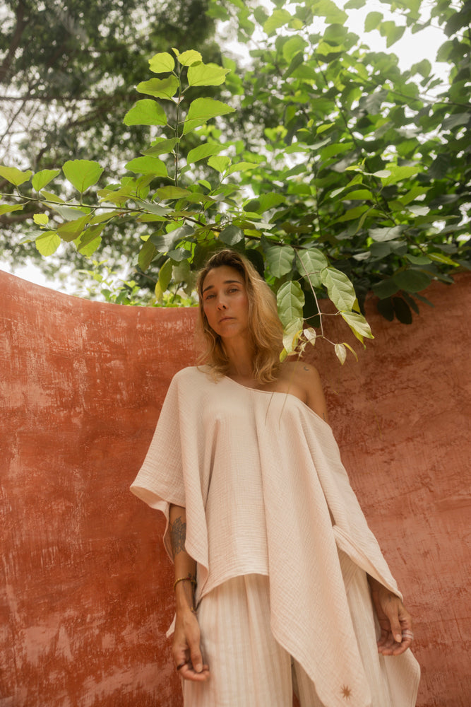 GARNEDIA BLUSA BEIGE