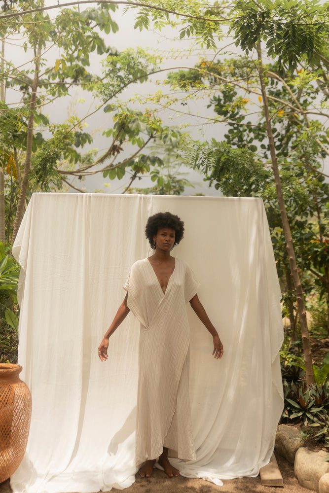 LILIUM KIMONO CRUZADO BEIGE