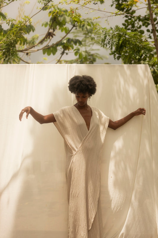 LILIUM KIMONO CRUZADO BEIGE